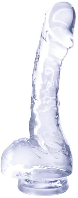 NMC 4 inch realistisch Mini dildo met zuignap - Transparant - 1 cm — thumbnail 1