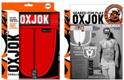 Oxjok Slingjock - Upthrust Slider Jockstrap - Ingebouwde Cockring - Met opbergvakje - Red Hot XL — thumbnail 2