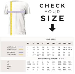 Wit unisex T-shirt met paarse illustratie - M — thumbnail 3