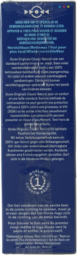 Durex - Originals Classic Natural Condooms 12 st. — thumbnail 9