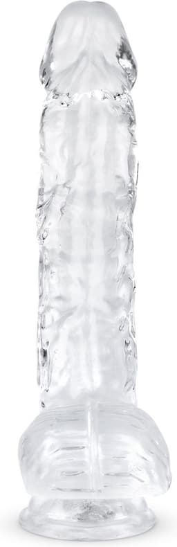 Jelly Dildo met Ballen - 13,5 cm — thumbnail 10