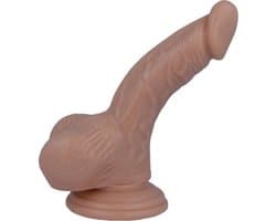 Mr. Intense - dildo - dildo vibrator - dildo vrouwen - dildo mannen - dildo anaal - dildo xxl  - beige - flexibel - 16cm Ø 2,7cm / sex / erotiek toys