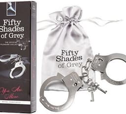 Fifty Shades of Grey You are mine - Metalen Handboeien - Zilver — thumbnail 3