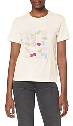 NA-KD Printed T-Shirt dames T-Shirt — thumbnail 1