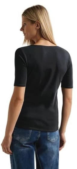 Cecil Lena Basic T-shirt voor dames, katoen — thumbnail 4