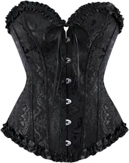 Pirate Corset Shapewear voor Dames - Sexy Lace-up Bustiers, Beschikbaar in Maten XS tot 6XL — thumbnail 1