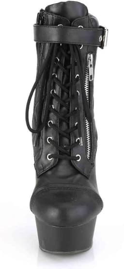 Pleaser - DELIGHT-600-05 Plateau Laarzen - US 11 - 41 Shoes - Zwart — thumbnail 2
