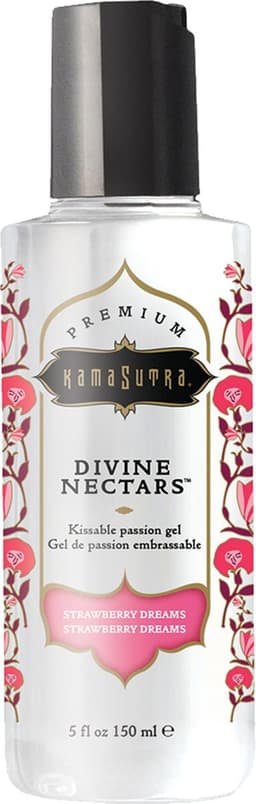 Divine Nectare Likbare Massageolie - Aardbei — thumbnail 2