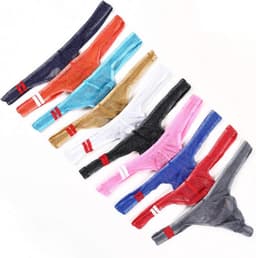 Transparante Heren String en Tanga Set - Sexy Ademend Ondergoed — thumbnail 1