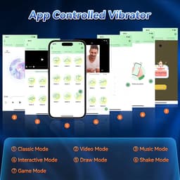 Daity Cockring Vibrerend – Oplaadbare Penisvibrator en Masturbator – Waterdicht en Comfortabel – Voor Mannen – Seksspeeltjes met App Afstandsbediening — thumbnail 2