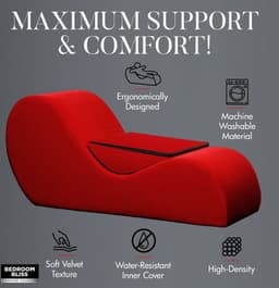 XR Brands AH096 - Love Couch - Red — thumbnail 2