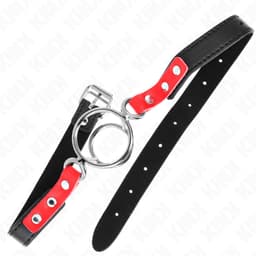 Kink - Gag With Multiple O-Rings 4 / 4.8 Cm Red 38 X 56 Cm — thumbnail 4