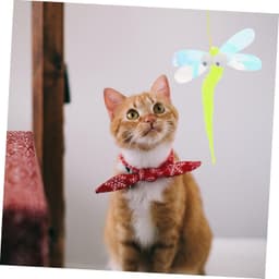 4 Sets Schattige Hangende Deurkozijn Katten Speelgoed Interactieve Binnenspeelgoed Voor Katten Om Te Springen Achtervolgen 2 Stuks * 4 — thumbnail 4