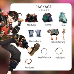Gaming Cosplay Kostuum XXL - Genshin Cosplay Outfit - Gedetailleerd ontwerp - Perfect voor evenementen - ShopVlot — thumbnail 4