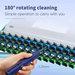 Glasvezel Optic Cleaner Pen - 1,25 mm MU/LC connectoren - blauw - effectieve reiniging - ShopVlot — thumbnail 5