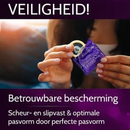 VIBRATISSIMO condooms XXL vanille 50-pack | Premium met aroma | met dunne wanddikte & gearomatiseerd | gevoelsecht flinterdun | b=60 mm — thumbnail 4