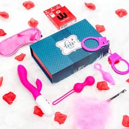 LoveBoxxx - Pink Box - 7 Delige Cadeauset - Geschenkset Vrouwen - Cadeau Vrouw - Giftset Vrouw - Erotisch - Roze — thumbnail 1