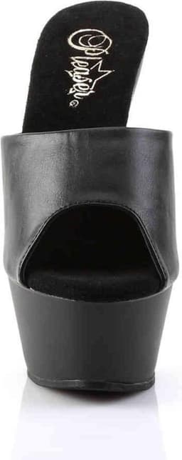 Pleaser - KISS201 Muiltjes - Paaldans schoenen - 42 Shoes - Zwart — thumbnail 2