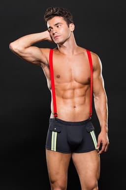 Envy - Fireman Bottom With Suspenders 2 Pc M/L — thumbnail 5
