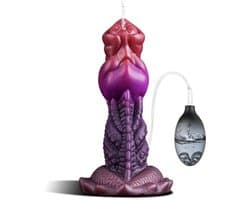 Draken Dildo - Fantasy Dildo - Dildo XXXXL Extreme - Animal Dildo - XXL Dildo Exstreem Groot – Dragon Dildo Groot - XXXL Dildo - Waterdicht - met Spuitfunctie - 19cm - Discreet Verzonden