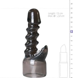 EasyToys Wand Collection – Opzetstuk Voor Clitoris Stimulatie - Zwart — thumbnail 4