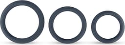 Boners - 3 Delige Cockring Set - Penisring Set voor Mannen - Extra Stimulatie - Buttplugs - Buttplug Set - Anal Plug - Sex Toys voor Mannen - Seksspeeltjes - Penisring - Cockringen - Grijs — thumbnail 8