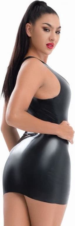 Me You Us Latex Mini Sexy Jurkje - Medium — thumbnail 3