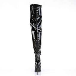 EU 40 = US 10 | SEDUCE-3000 | 5 Plain Stretch Thigh Boot — thumbnail 4