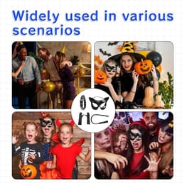 4-Piece Cat Cosplay Set, Cat Costume for Women and Children, Animal Costume Set Halloween, Carnival, Cos Play Party, Cos Play Cat Accessories, Carnival Cats Cos Play Accessories (Black) — thumbnail 5