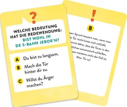 Berlijnse Dialect Quiz - Stad Quiz - Cultuur Ontdekken - 50 Typische Begrippen - 7.3 x 10.3 cm - Silver — thumbnail 4