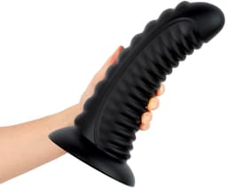 BUTTR - Double Ribbed Buttplug - 26cm — thumbnail 4