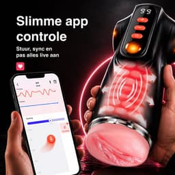 Jespro automatische Blowjob Simulator - Met 3 opzetstukken - 18 standen - Masturbator voor man - Voor mannen elektrisch - Sex toys - Penis vibrator - Vagina - Pocket pussy — thumbnail 9