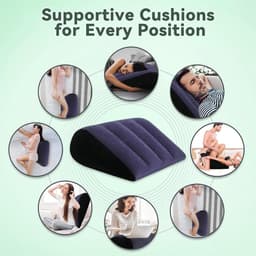 Oneay Sekskussen voor Stellen – Positioneringskussen Driehoekig Opblaasbaar – Liefdeskussen voor Diepere Posities – Ondersteuningskussen voor Mannen en Vrouwen – Comfortabel, Ergonomisch en Stabiel – Seksspeeltjes voor Volwassenen — thumbnail 5
