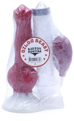 Kiotos Monstar - Squirting Dildo Beast No. 64 - 21 x 4 cm - Rood/Wit — thumbnail 6