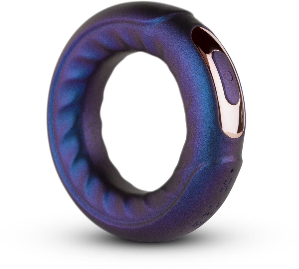 Hueman - Saturn - Vibrerende Cock- en Ball Ring - Oplaadbaar - Waterproof - Zacht Siliconen - Seksspeeltjes - Penisring - Cockringen - Cockring Vibrerend - Sex Toys voor Mannen - Cock Ring - Paars — afbeelding 1
