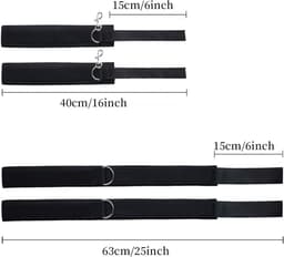 Core® Benenspreider bdsm - Seksspeeltjes voor Koppel – Erotiek Toys - Sex Sling – Love Swing – Zwart - 16cm x 10cm x 6cm — thumbnail 5