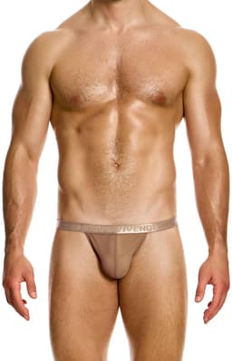 MODUS VIVENDI Mesh Through Tanga Brief Skin - MAAT S - Erotisch Heren Ondergoed - Slip voor Man - Sexy mannen Slip — thumbnail 4