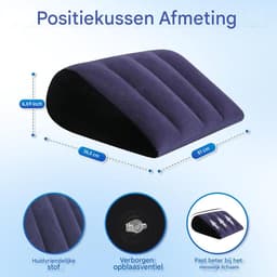 TuseRxln Inflatable Sekskussen - Sekspositie Kussen - Verstelbaar & Draagbaar - 1 Stuks - Zwart — thumbnail 3