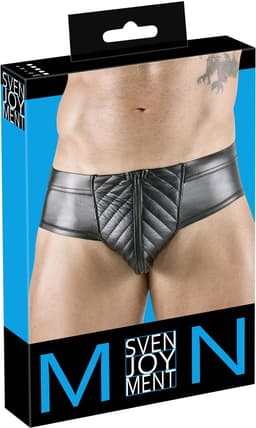 Svenjoyment – Open Back Briefs – Zwart — thumbnail 1