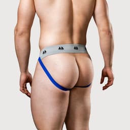 MM Sports Original Edition Swimmer/Jogger Jockstrap 2 inch Multipack 1x Red + 1x Yellow + 1x Blue - MAAT M - Heren Ondergoed - Jockstrap voor Man - Mannen Jock — thumbnail 2