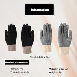Allecto plus - Winterhandschoenen 2 paar Touchscreen - Warm en winddicht - Unisex mannen vrouwen jeugd - Geschikt voor winteruitjes — thumbnail 5