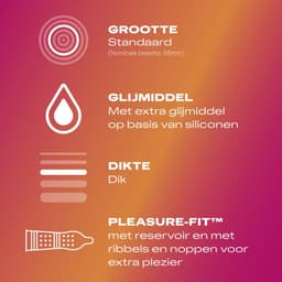 Durex - Condooms Pleasure Me 40 stuks - Glijmiddel Sensitive 250 ml - Voordeelverpakking — thumbnail 6