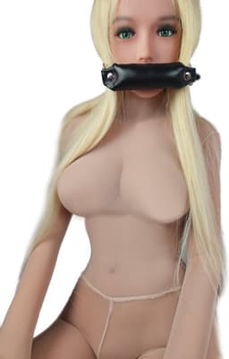 BNDGx® - Mond Gag - Zwart - 2 delig- Seks speeltje - Mond dicht seks speeltje rond bal mond strap masker bdsm fetish — thumbnail 5
