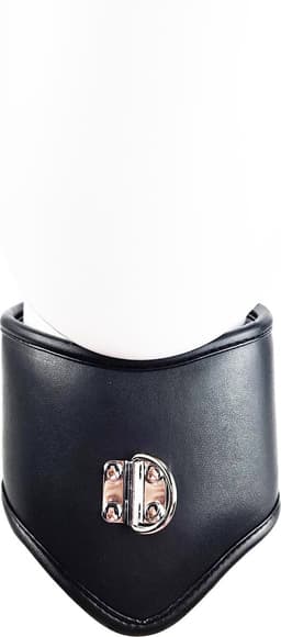 BNDGx® - Extreme BDSM Grote halsband - Brede nek band nep leer SM kleding — thumbnail 1