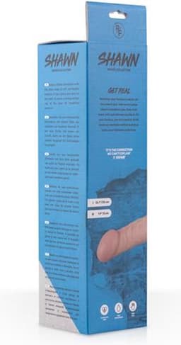 Real Fantasy - Shawn - Realistische Dildo met Zuignap - 35 cm - Dildo - Dildo's - Sex Toys voor Vrouwen en Mannen - Dildo Mannen Anaal - Beige — thumbnail 11