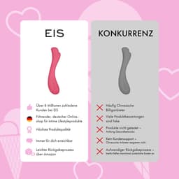 G-spot-Dildo gemaakt van siliconen van EIS, 19 cm — thumbnail 3