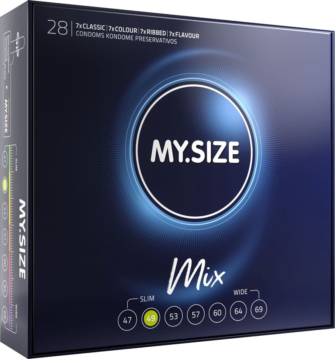 My Size Pro Mix Condooms 49 – 28 stuks — afbeelding 1