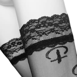 Panty Pushers Hold Up Kousen - Multi Logo — thumbnail 3