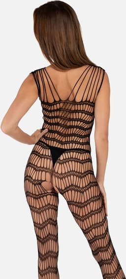 Rimes Catsuit - Zwart — thumbnail 3
