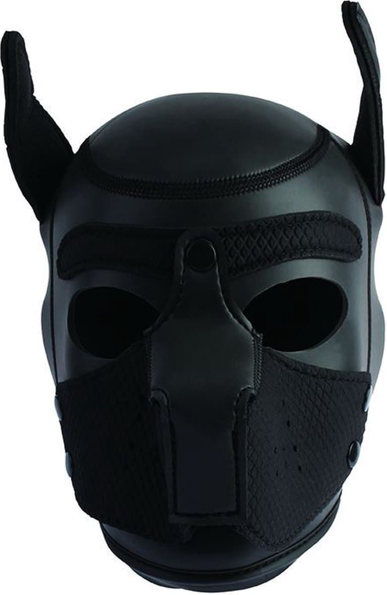 Sins Inquisition - Be My Master Bondage Puppy Hood - Zwart — afbeelding 1